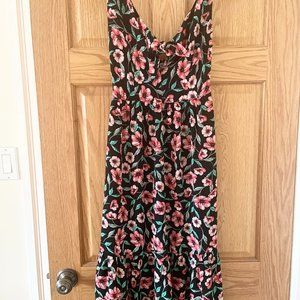 Floral Print Midi Dress